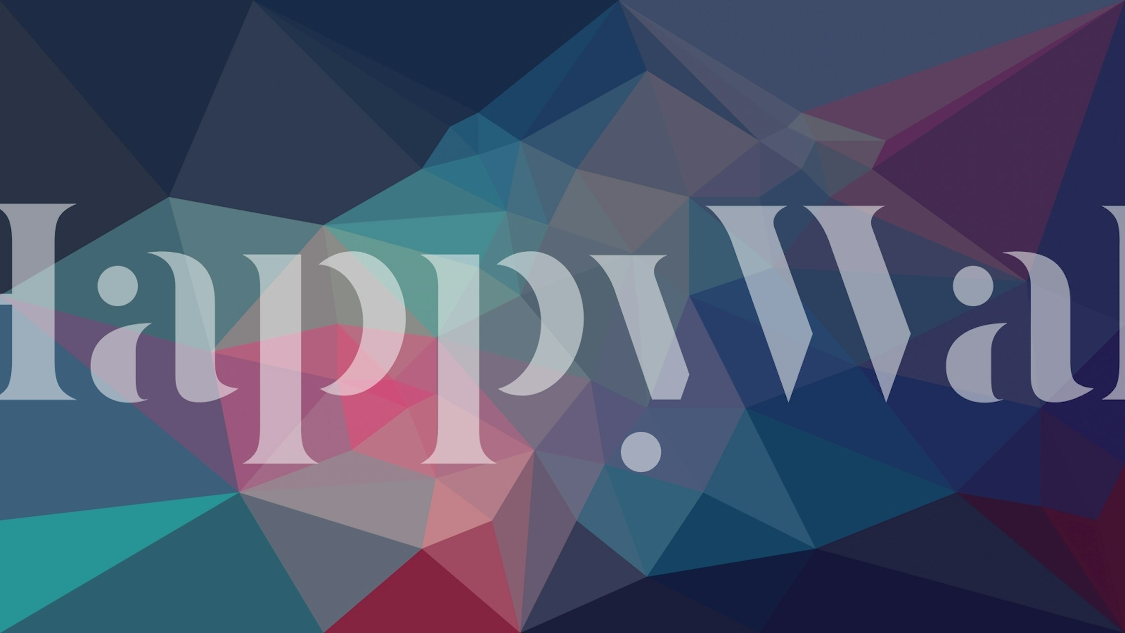 Geometric patterns in pink, blue, and teal triangles wallpaper