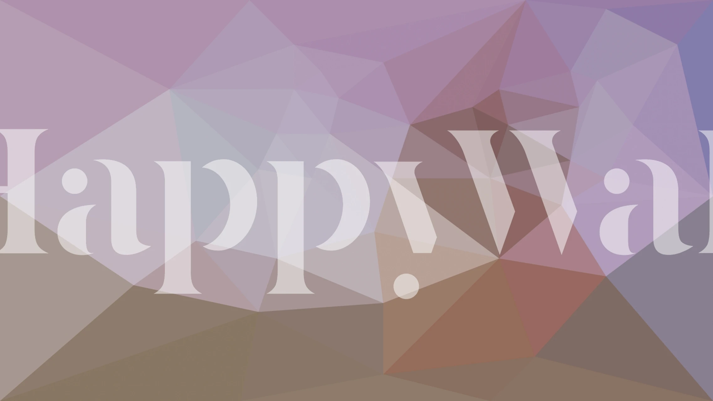 Geometric shapes in purple, brown, and pastel tones wallpaper