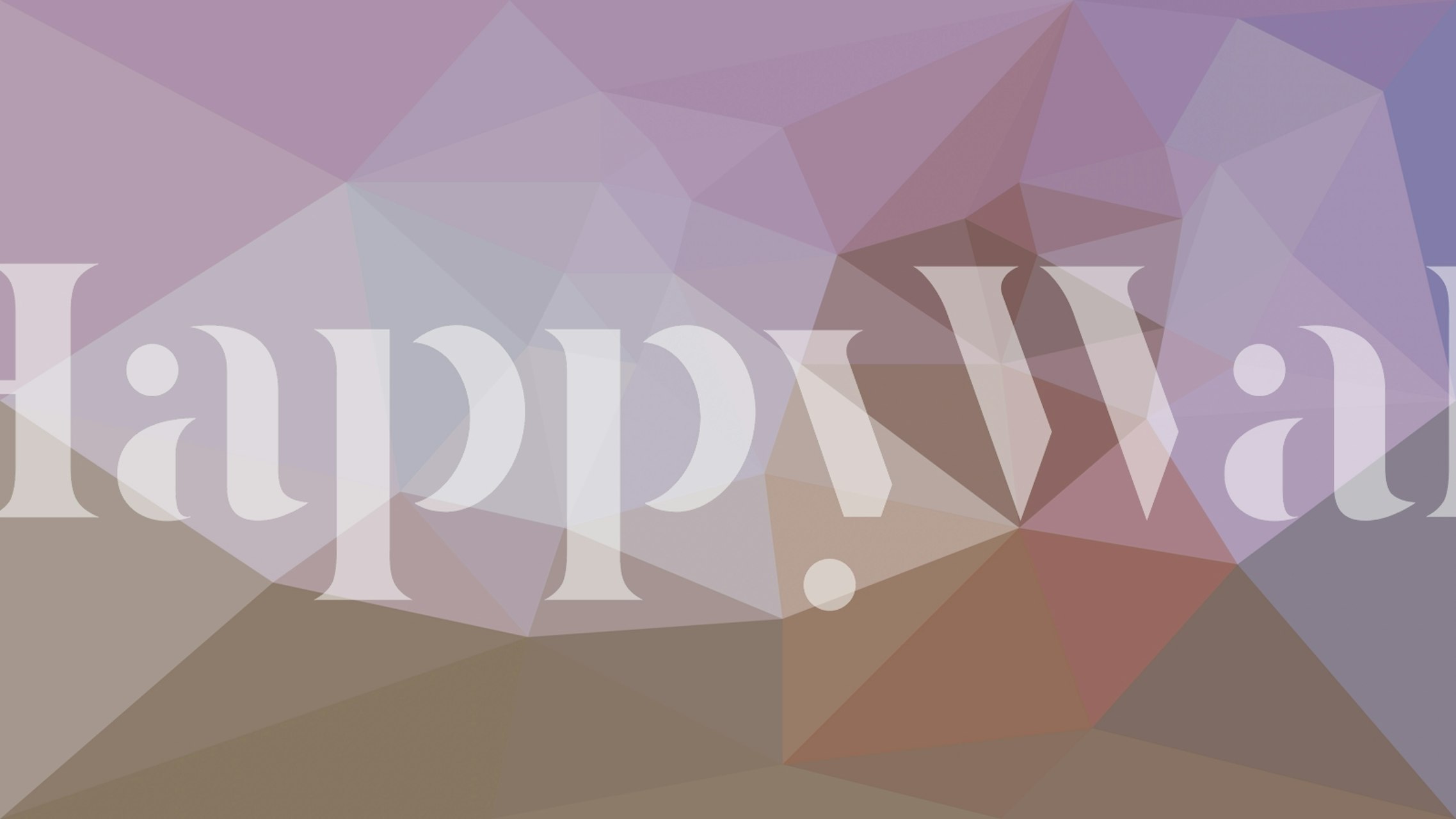 Abstract Polygone tapeta w pokoju