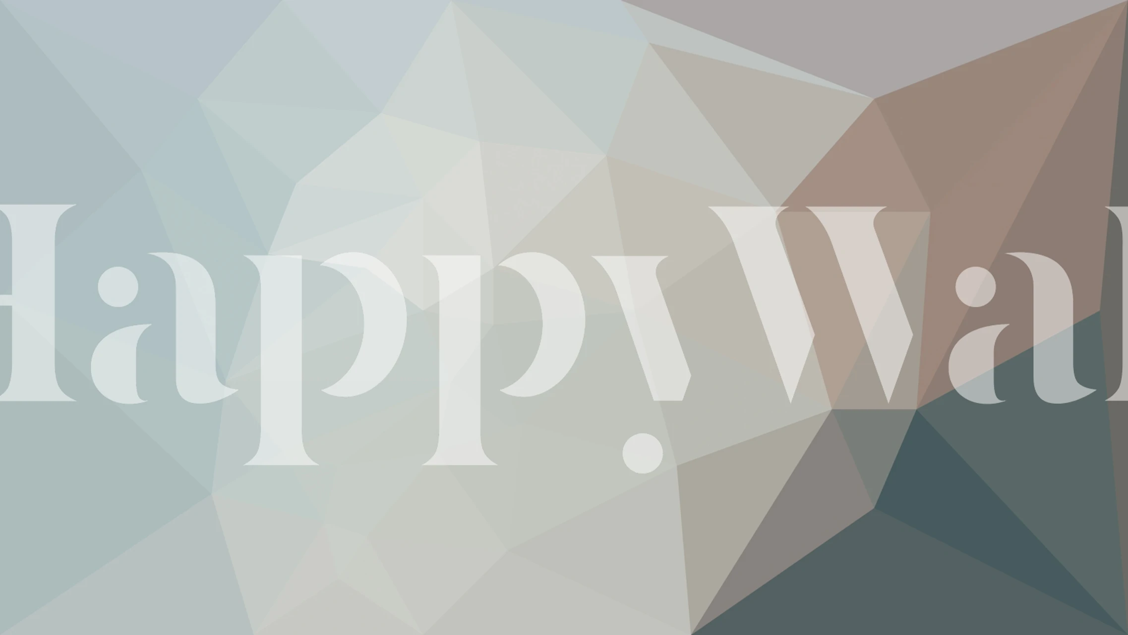 Polygon Figure wallpaper in a room setting