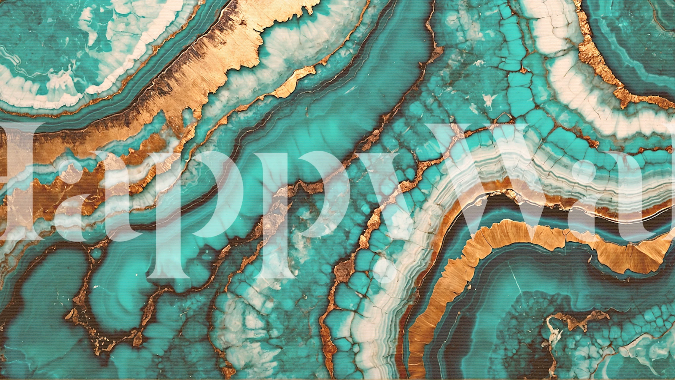 Agate stone wallpaper in einem stilvollen Raum