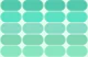 Mid-Century Pebbles Abstract Aqua