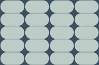 Mid-Century Pebbles Abstract Scandi Blue tapete