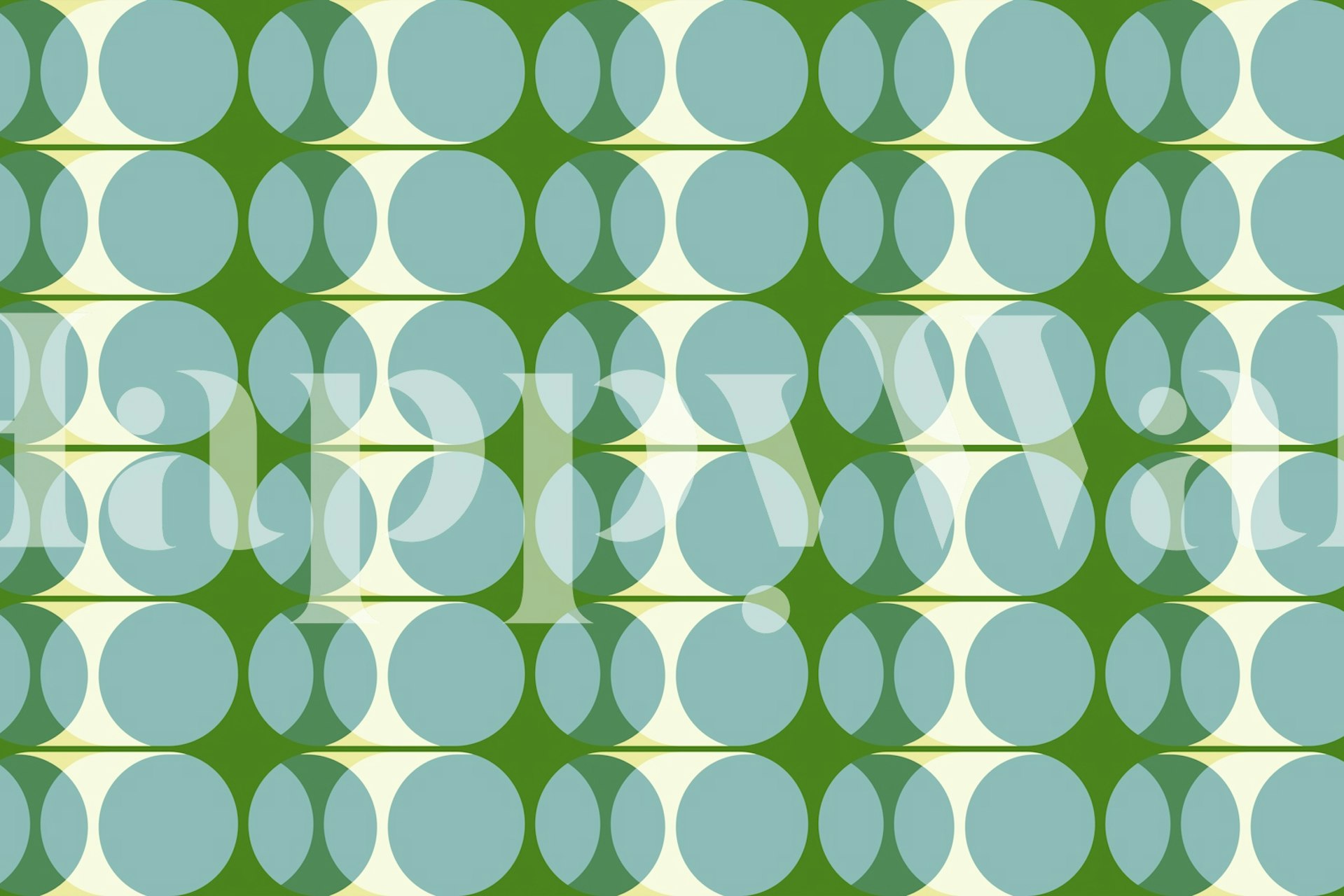 Retro Cutouts tapetdesign i et rom