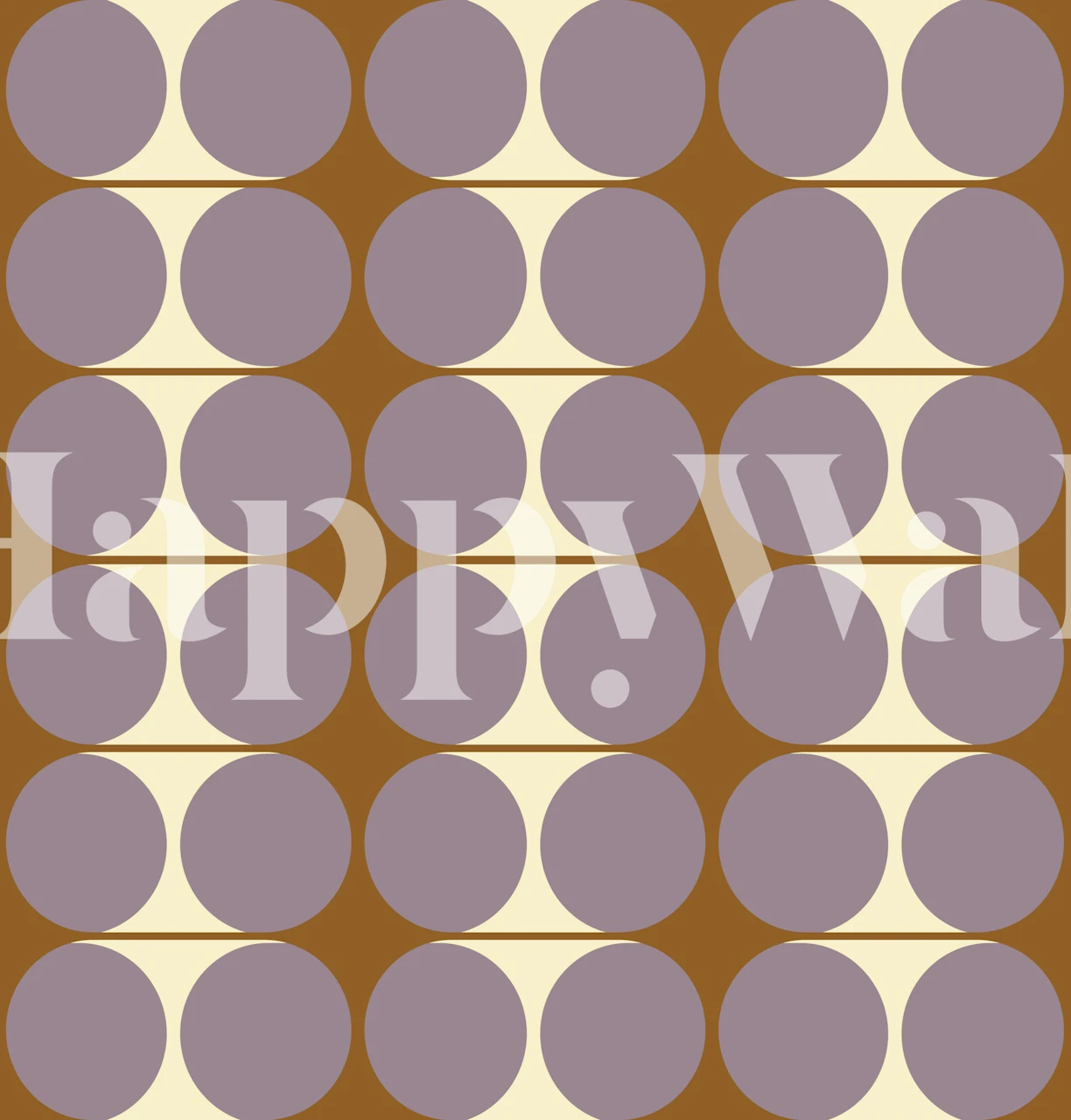 Vintage Cutouts wallpaper design in room