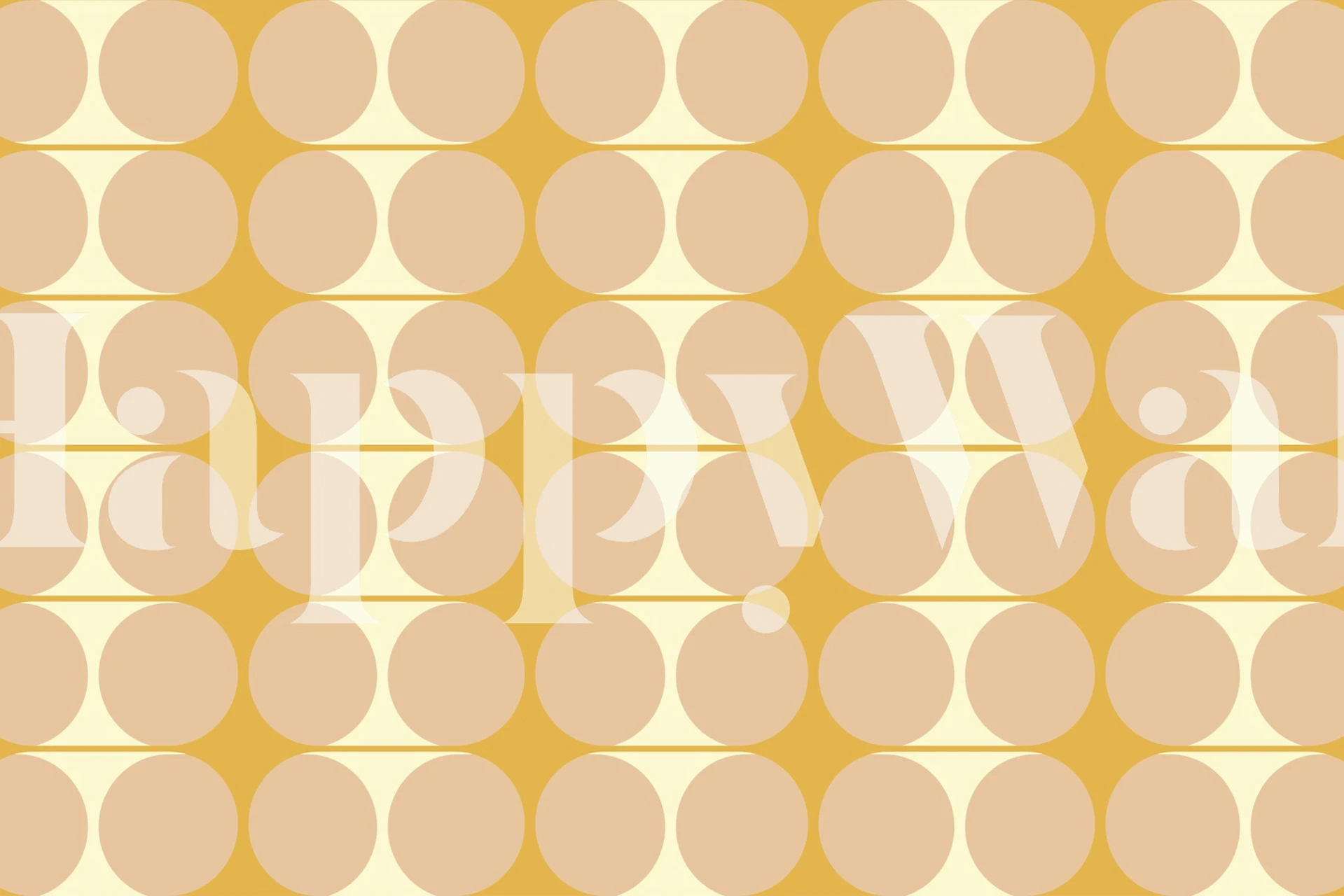 Design della carta da parati Pastel Cutouts in una stanza