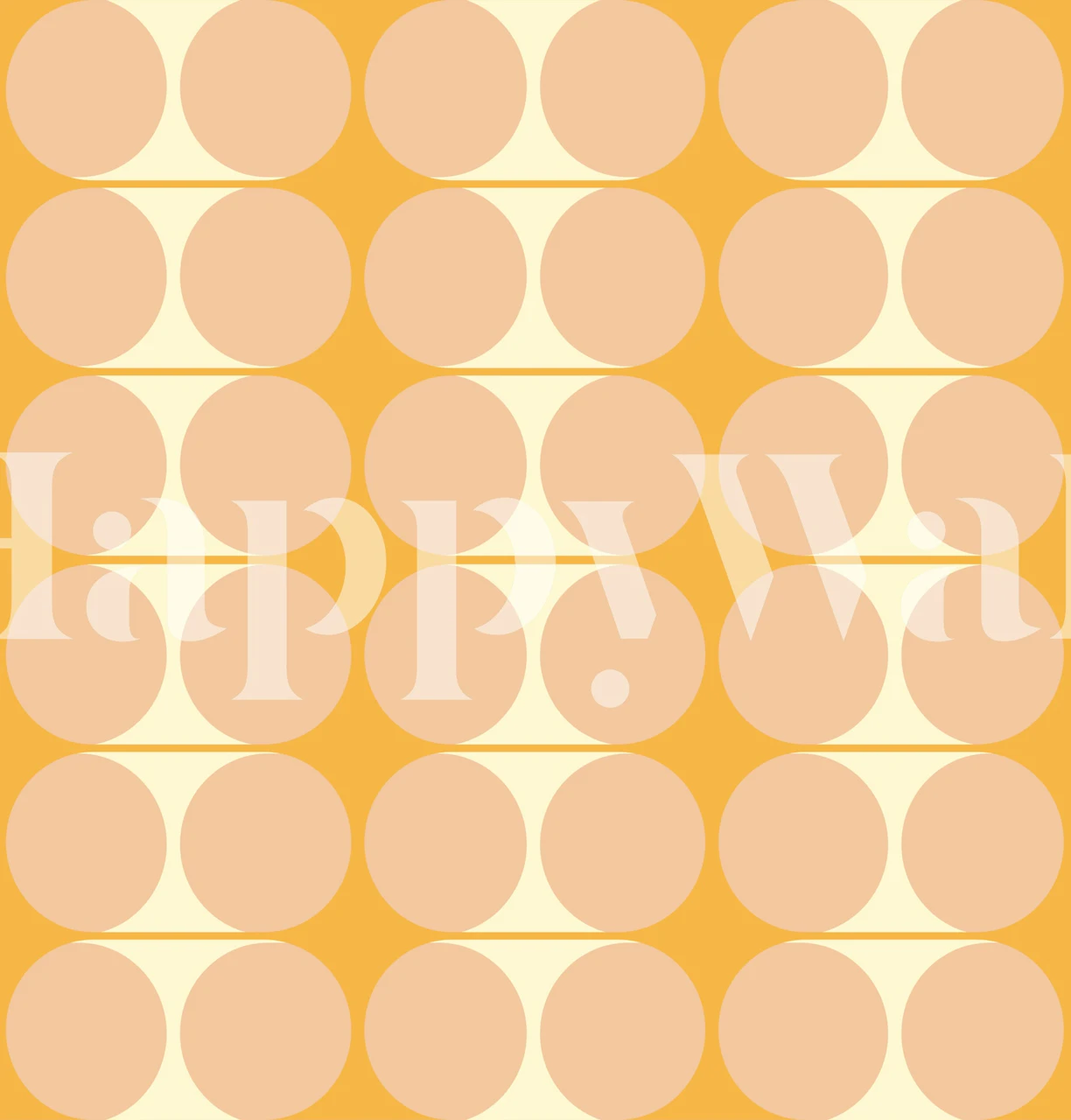 Pastel cutouts wallpaper design in a room