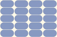 Retro Blue Pebbles wallpaper