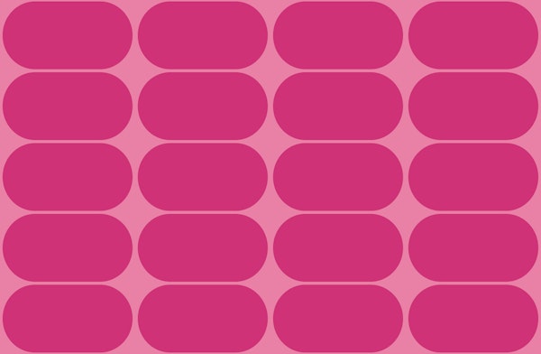 Retro Magenta Pebbles