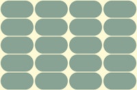 Sage Retro Pebbles carta da parati