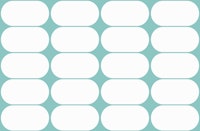 Mint Retro Pebbles tapete