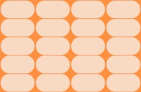 Amber Retro Blocks wallpaper