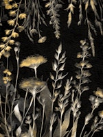 Golden Botanical Noir ταπετσαρία