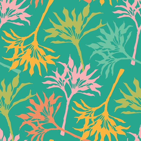 TOSSED TI Tropical Botanical Plants Aqua