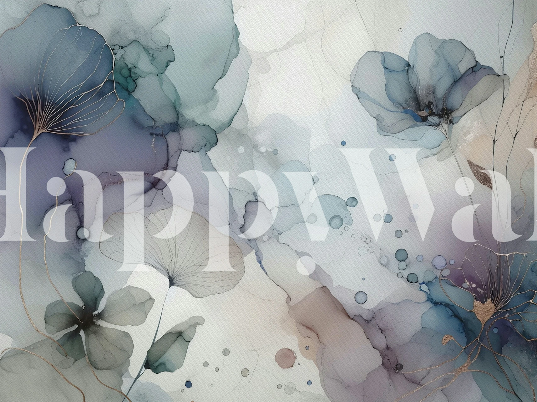 Dreamy Petals 2 floral wallpaper design