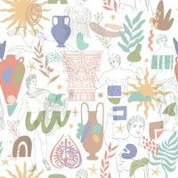 Bohemian Greek Deco 1 ταπετσαρία