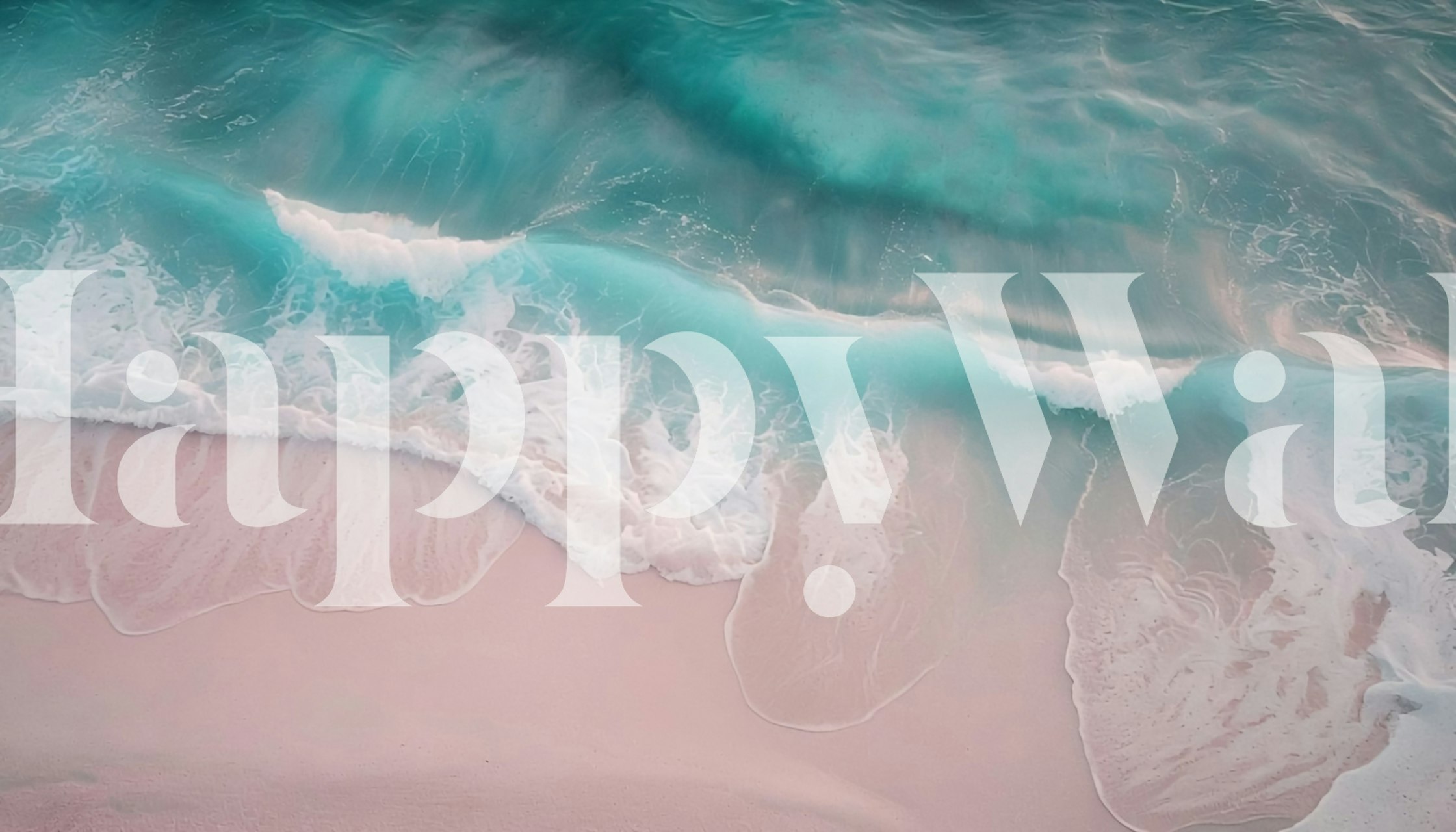 Tranquil Sea Breeze tapet med mjuka vågor