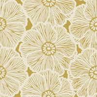 Zebra Flower - Whimsy Yellow 1 tapety