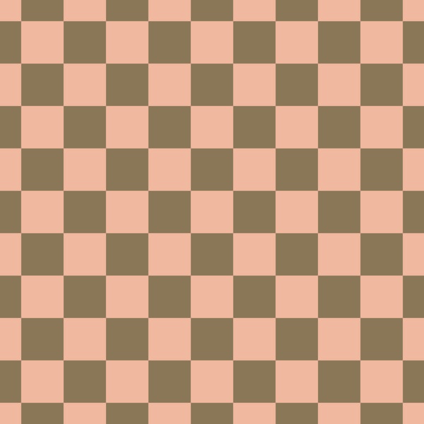 Classic check plaid medium – pink and brown
