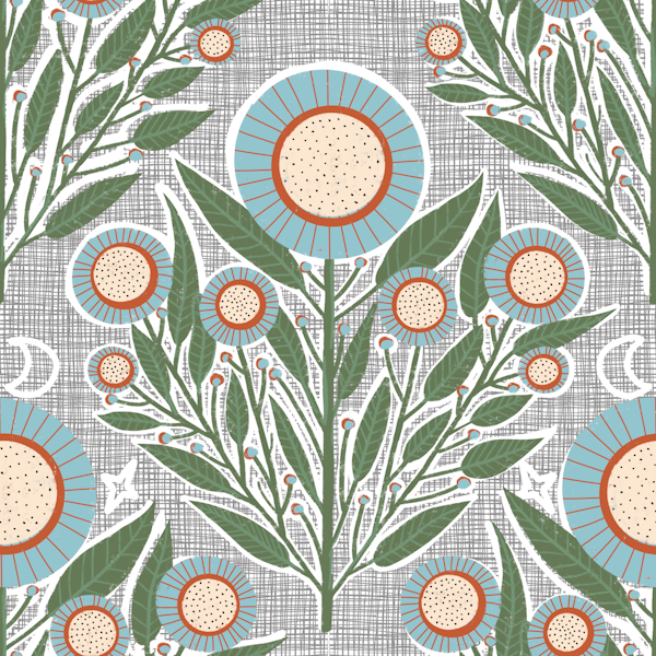 Botanical Sunburst Charm B