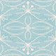 Bohemian Chic Leaves Light Blue