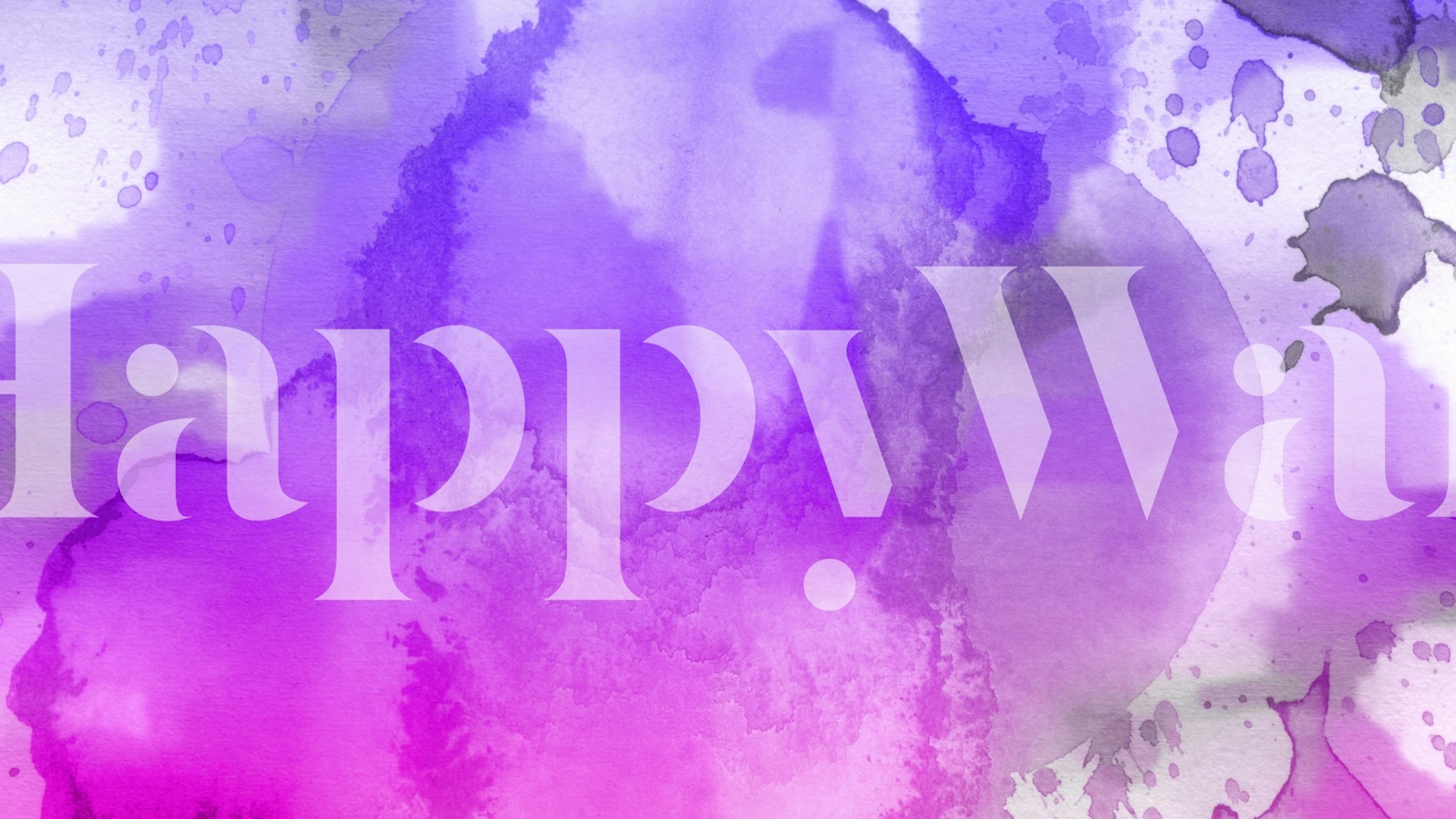 Abstract watercolor wallpaper featuring shades of purple and pink