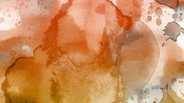 Amber Watercolor Fusion