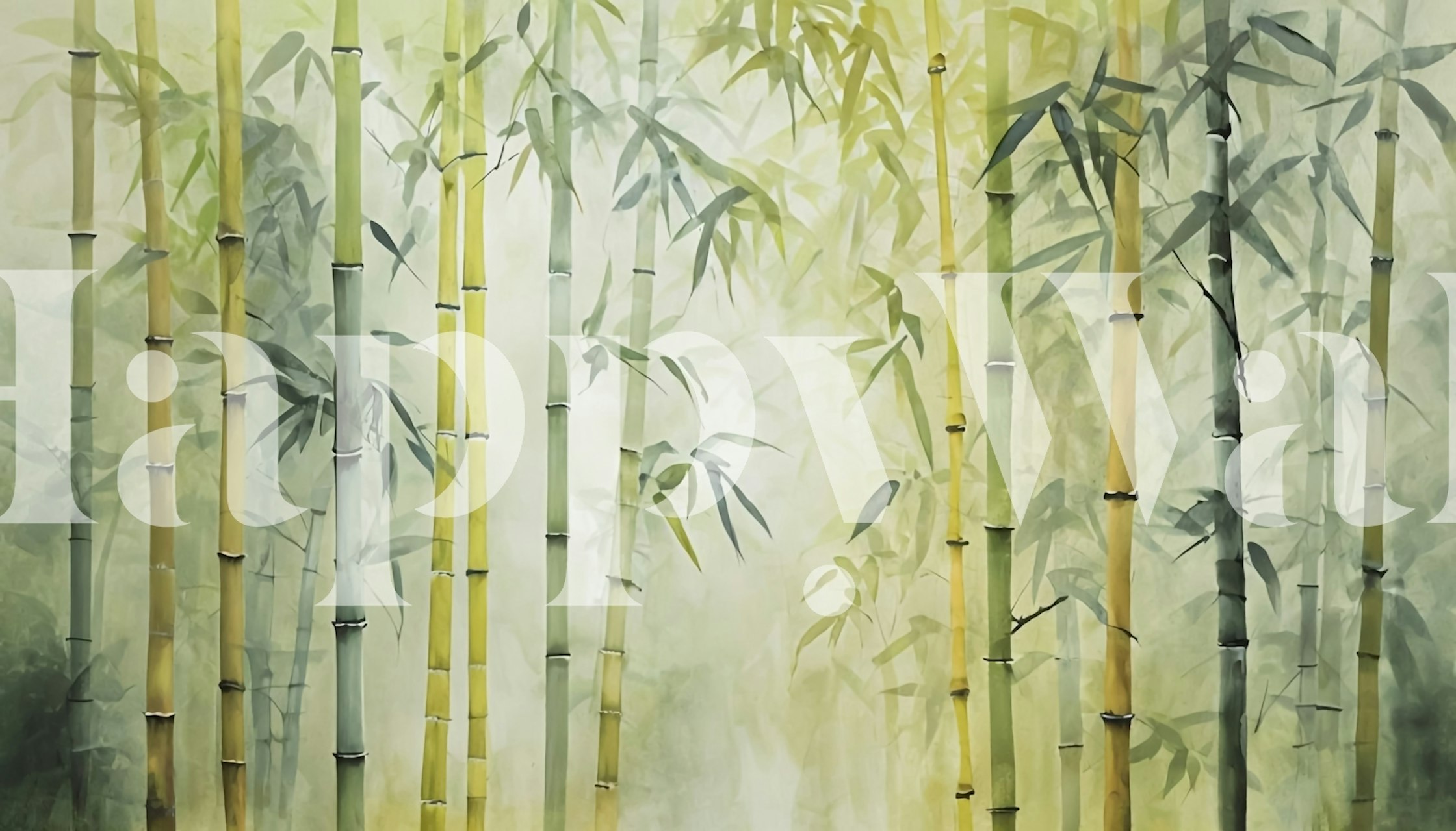 Tranquil Bamboo Haven in een kamer