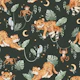 Dreamy Jungle - dark green