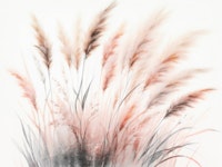 Serenity Grass Hues wallpaper