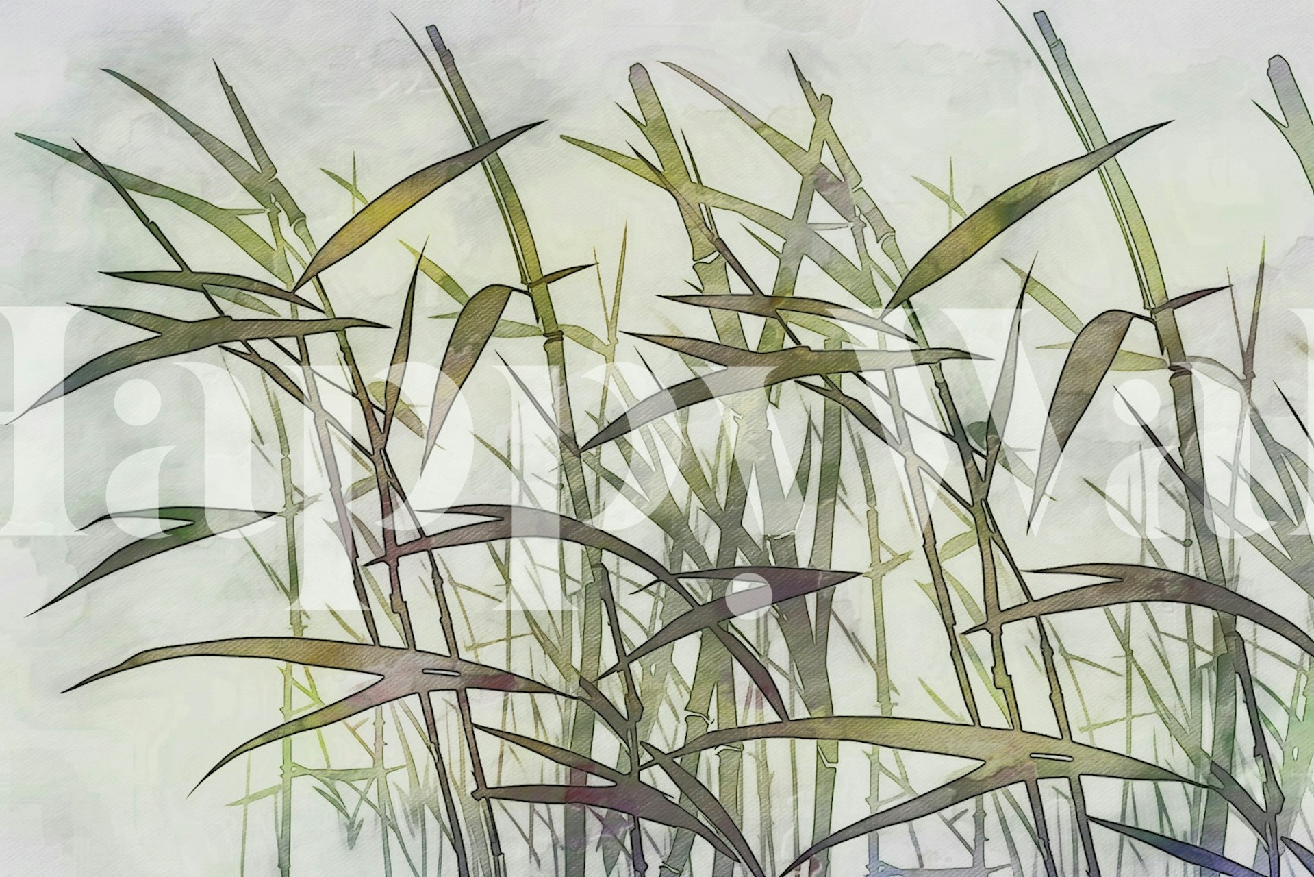 Umirujući Serene Bamboo Grove tapet u sobi