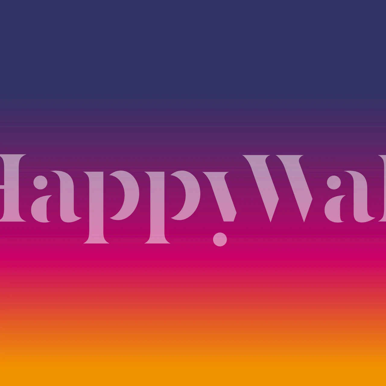 Gradient wallpaper from midnight to sunrise