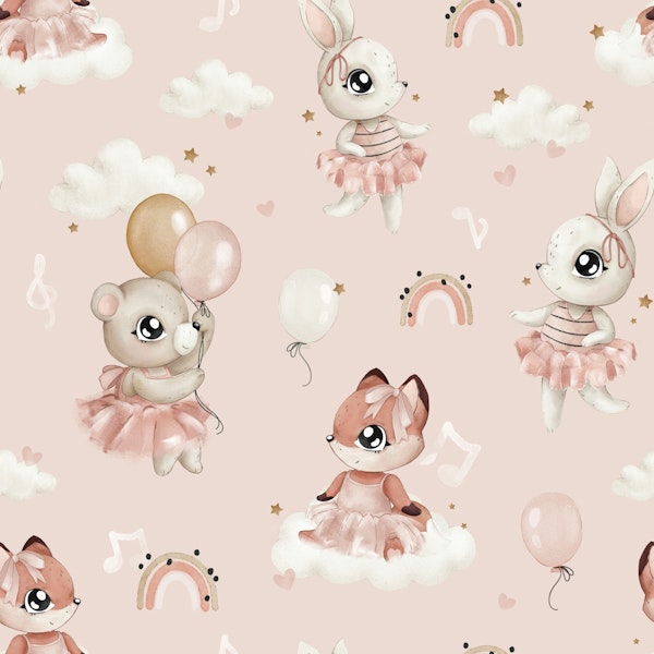 Little Tutu Friends - pink