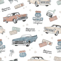 American Vintage Cars carta da parati