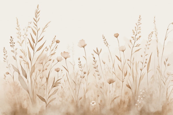 Wildflower Meadow Dreams Beige