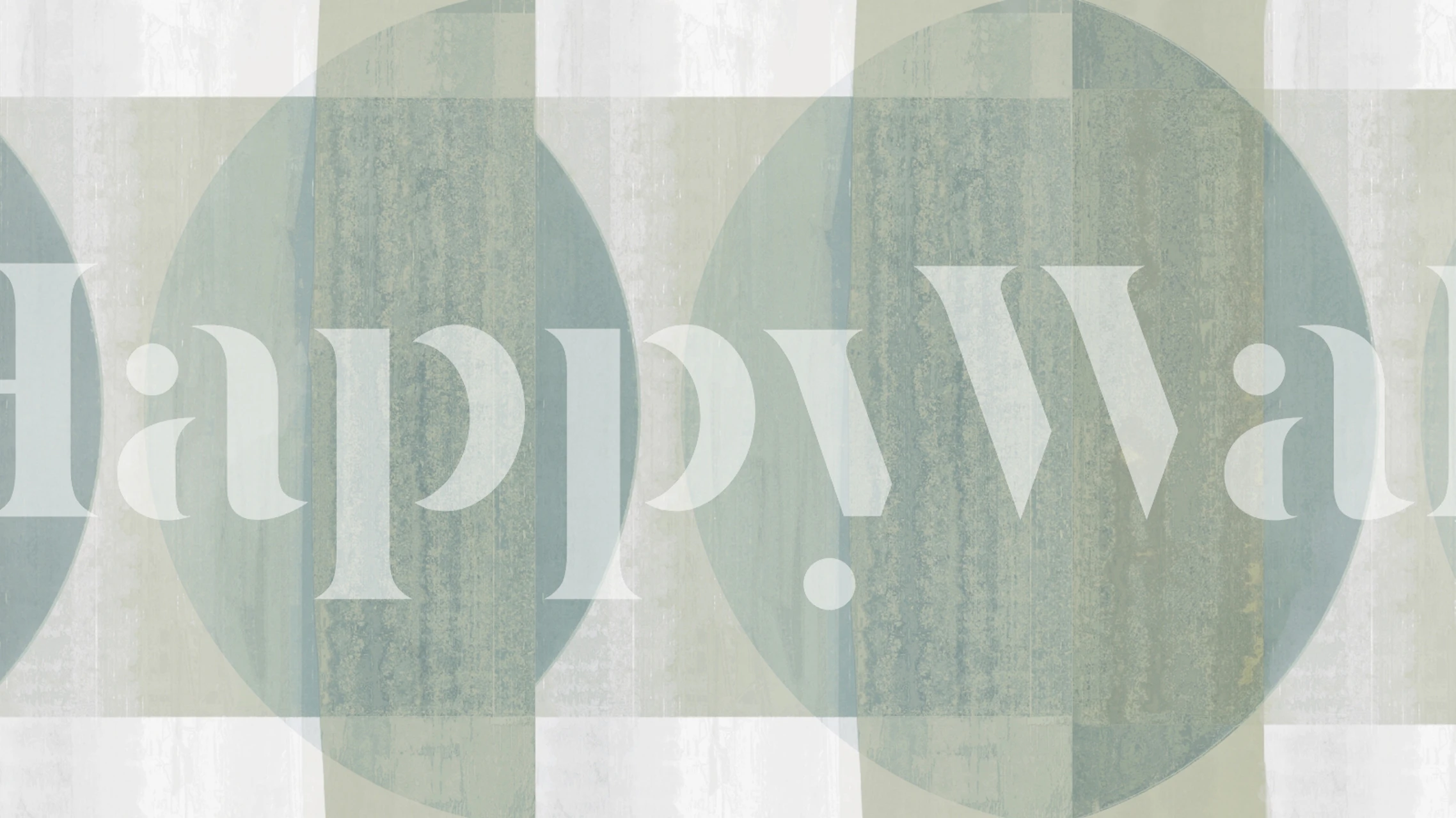 Vintage Textured Bauhaus Canvas behang in een kamer