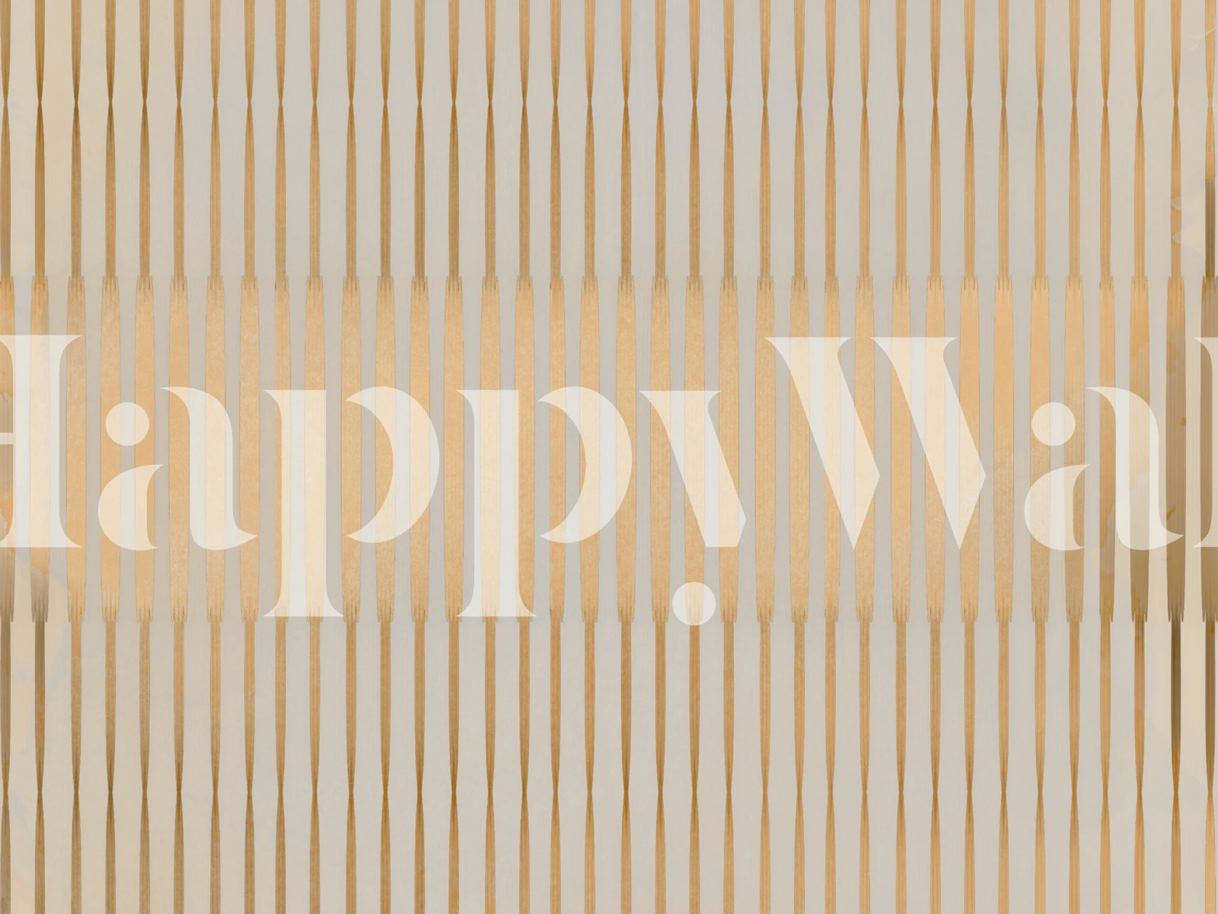 Tapeta Golden Japandi Minimalist w pokoju