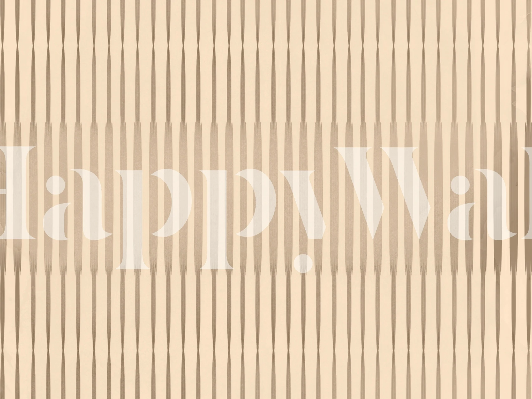 Beige Japandi wallpaper in a living room