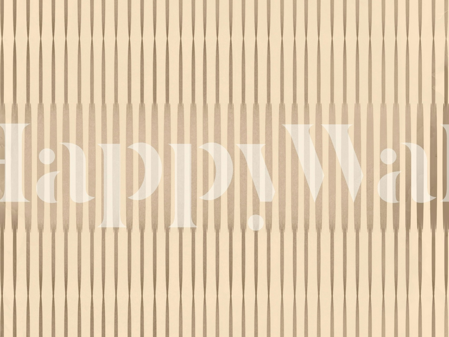 Beige Japandi wallpaper in a living room