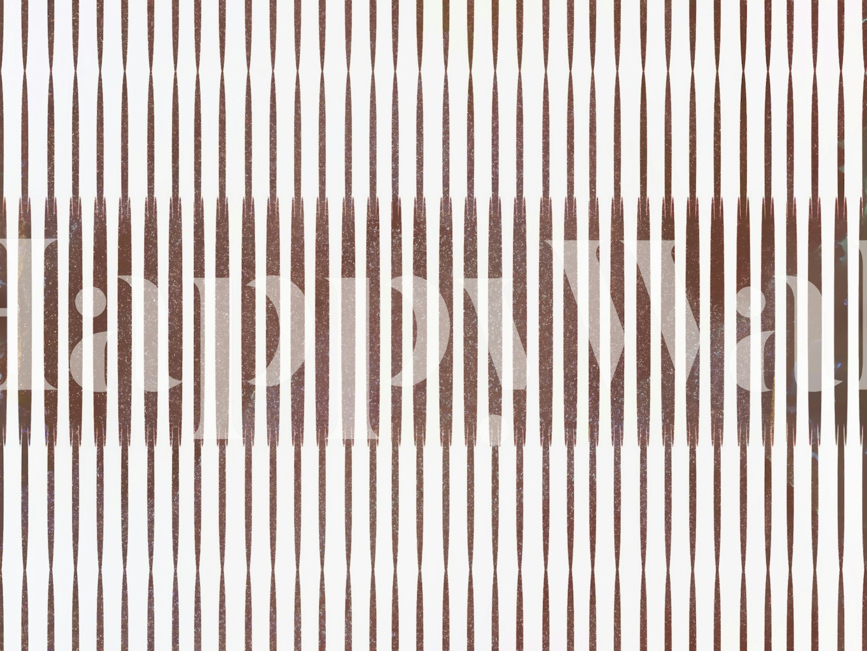 Rustic vertical stripes in earth tones, beige and brown wallpaper