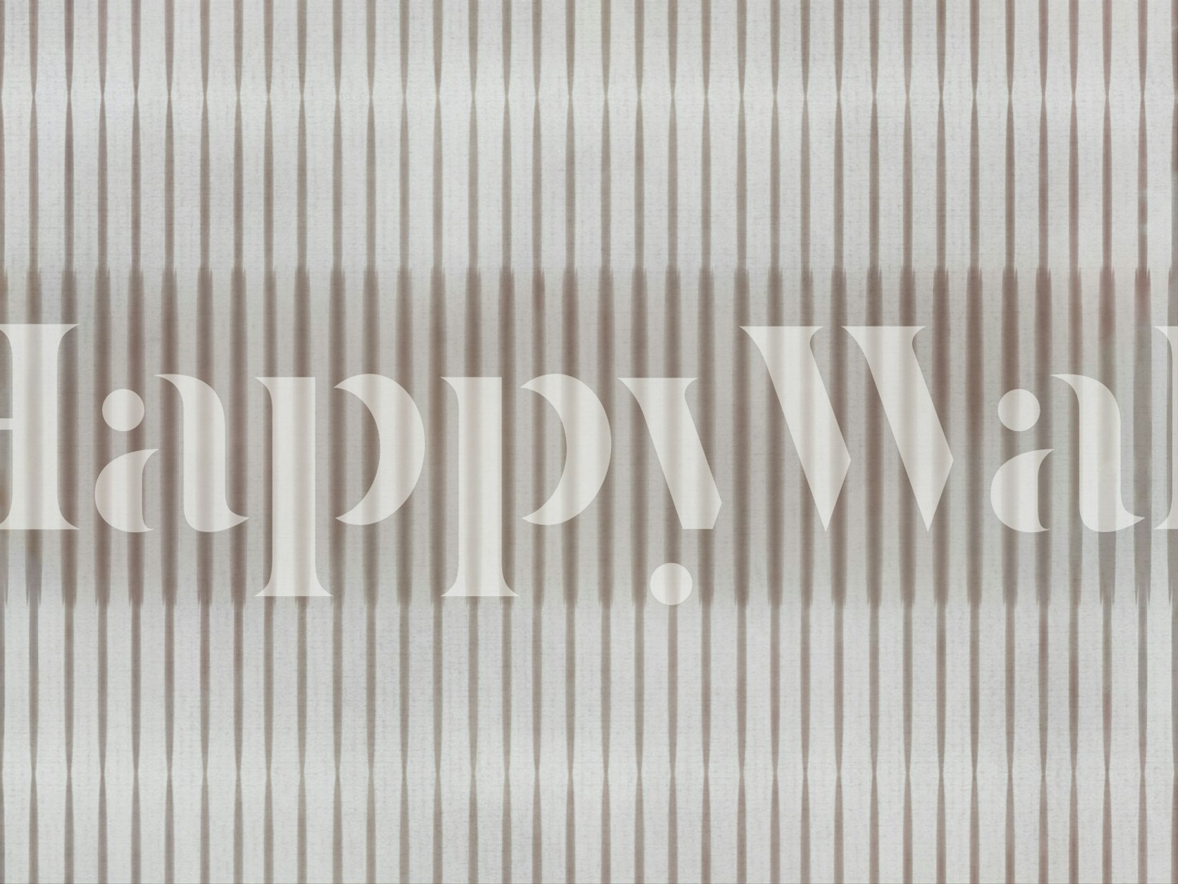 Tapeta Earthy Japandi Watercolor Stripes w pokoju