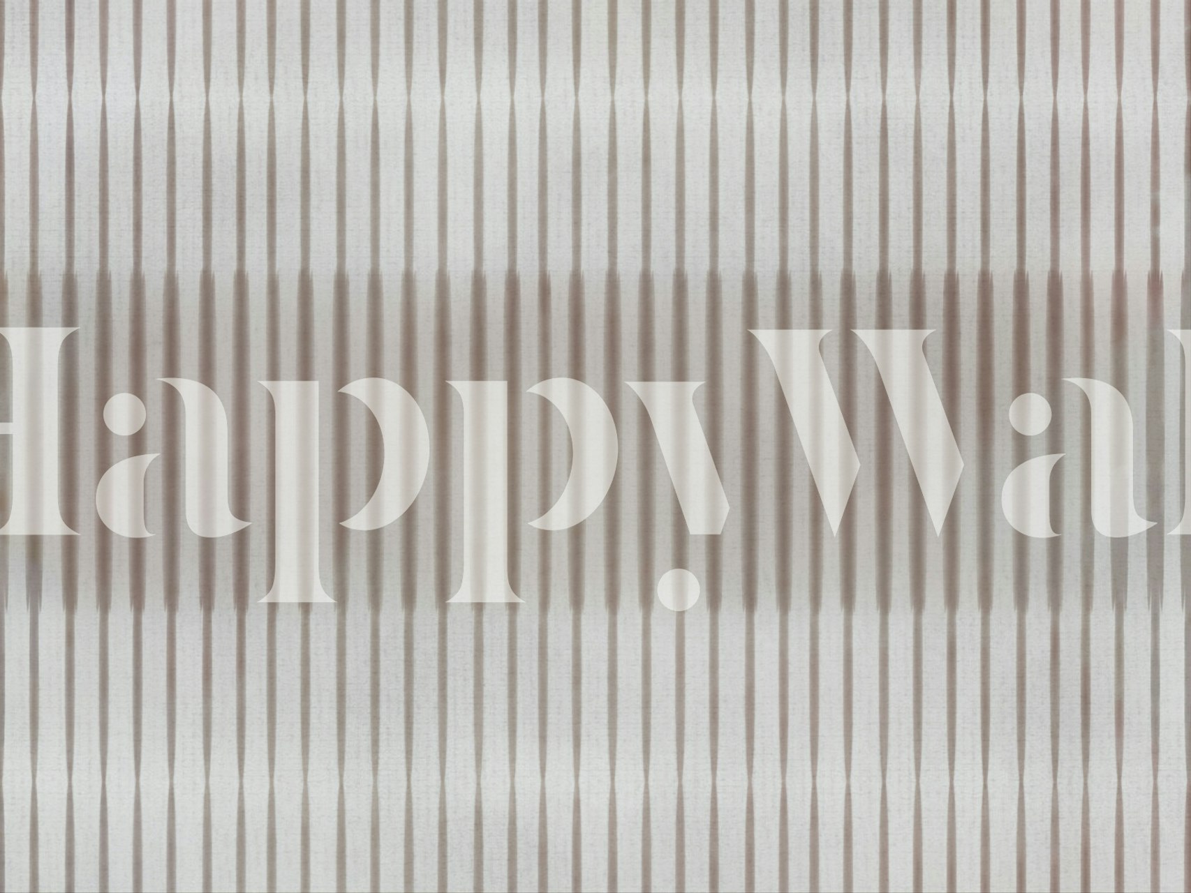 Earthy Japandi Watercolor Stripes tapet i ett rum