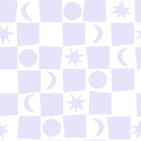 Stars and Moon Checker lilac wallpaper