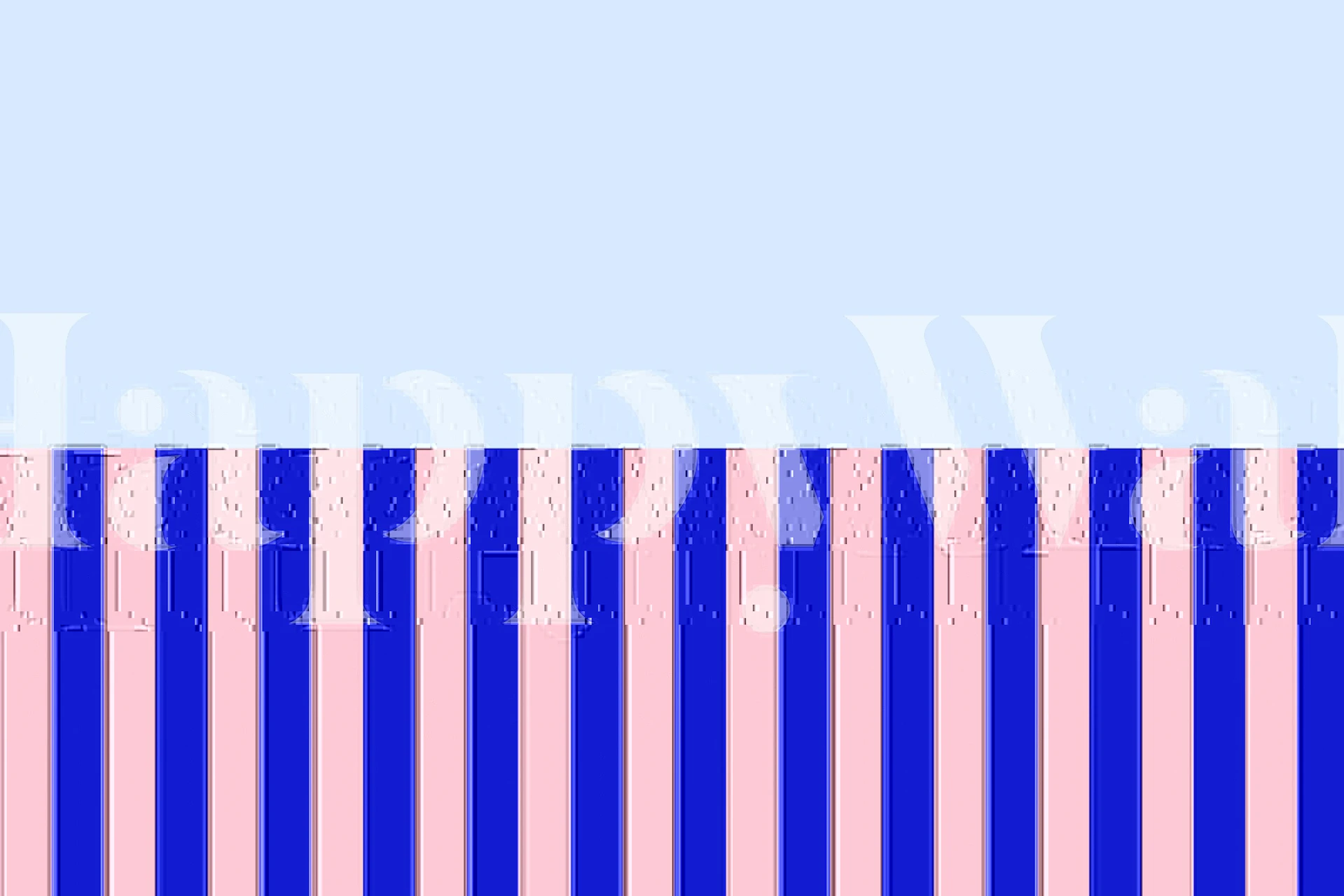 tapeta rosa i blue striped w pokoju