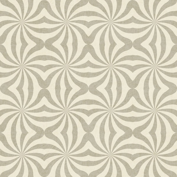 Geometric swirl curves - neutral beige tones