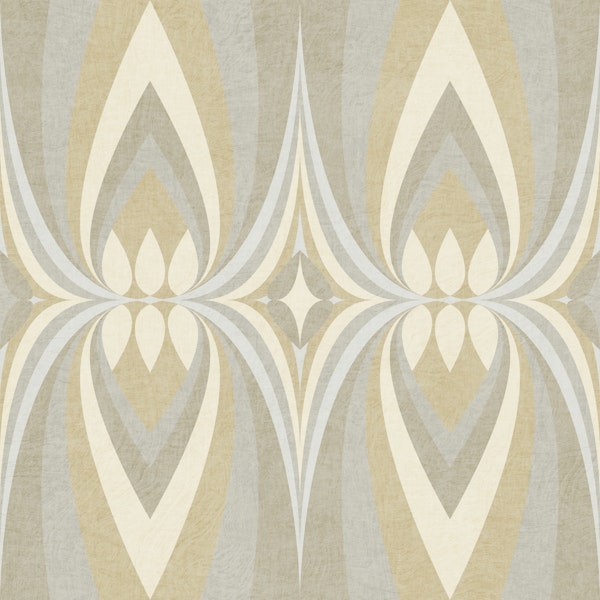 Elegant geometric petal flair