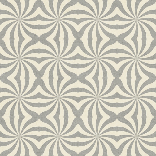 Geometric swirl curves - neutral grey beige