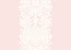White Lace Stripes on Pink