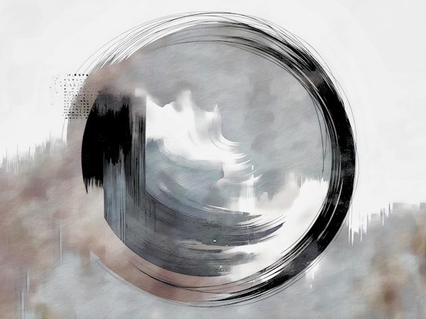 Wabi Sabi Enso Circle