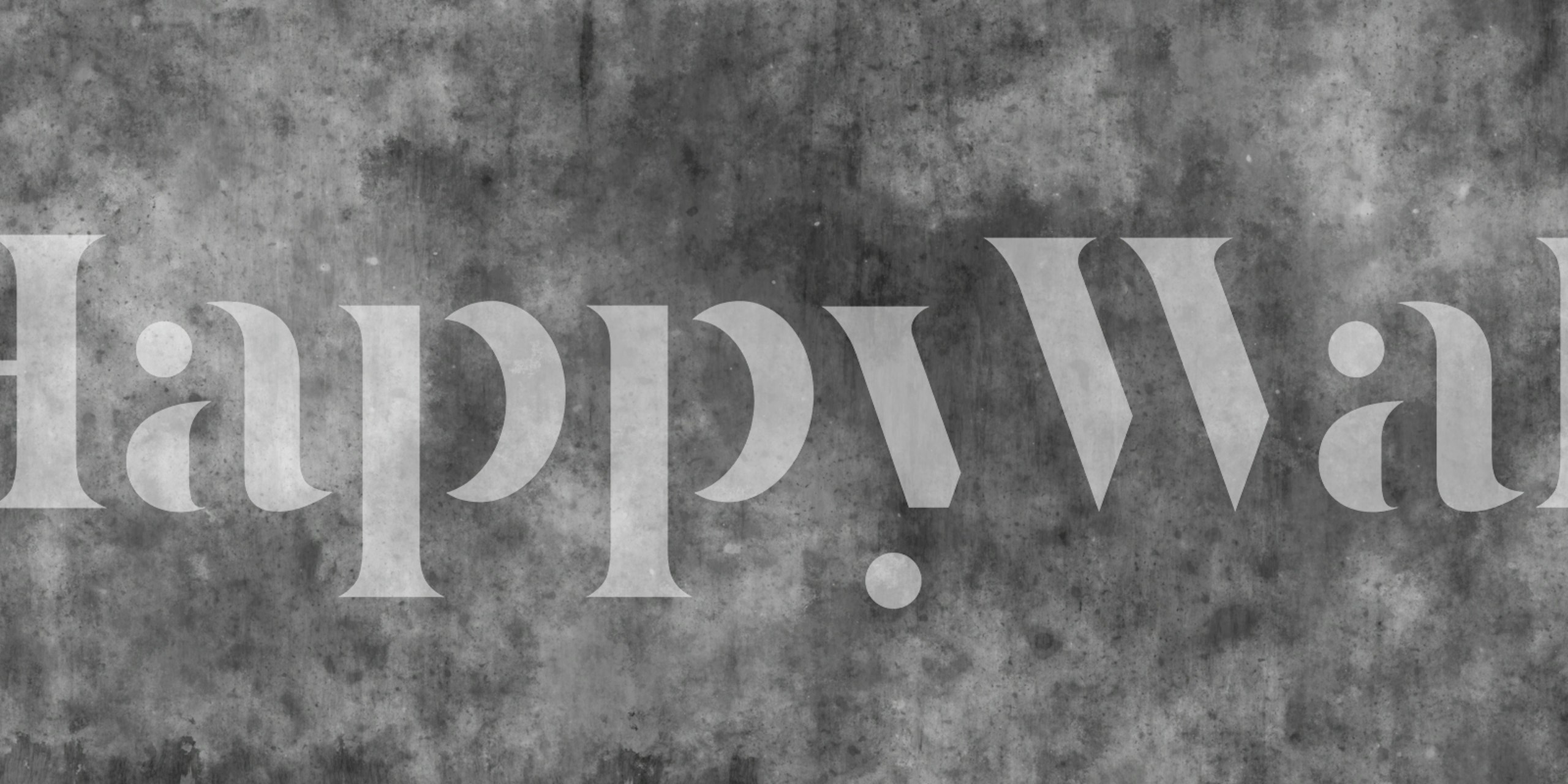 Urban Grey Concrete Grunge wallpaper in a room